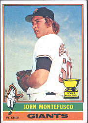 1976 Topps Baseball Cards      030      John Montefusco RC